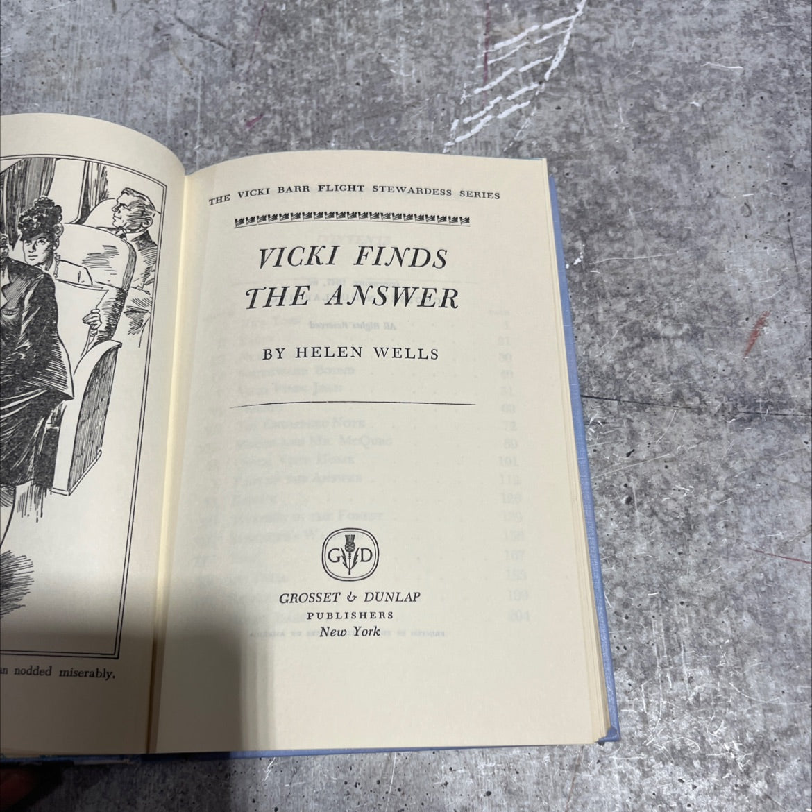 vicki finds the answer book, by helen wells, 1947 Hardcover image 2