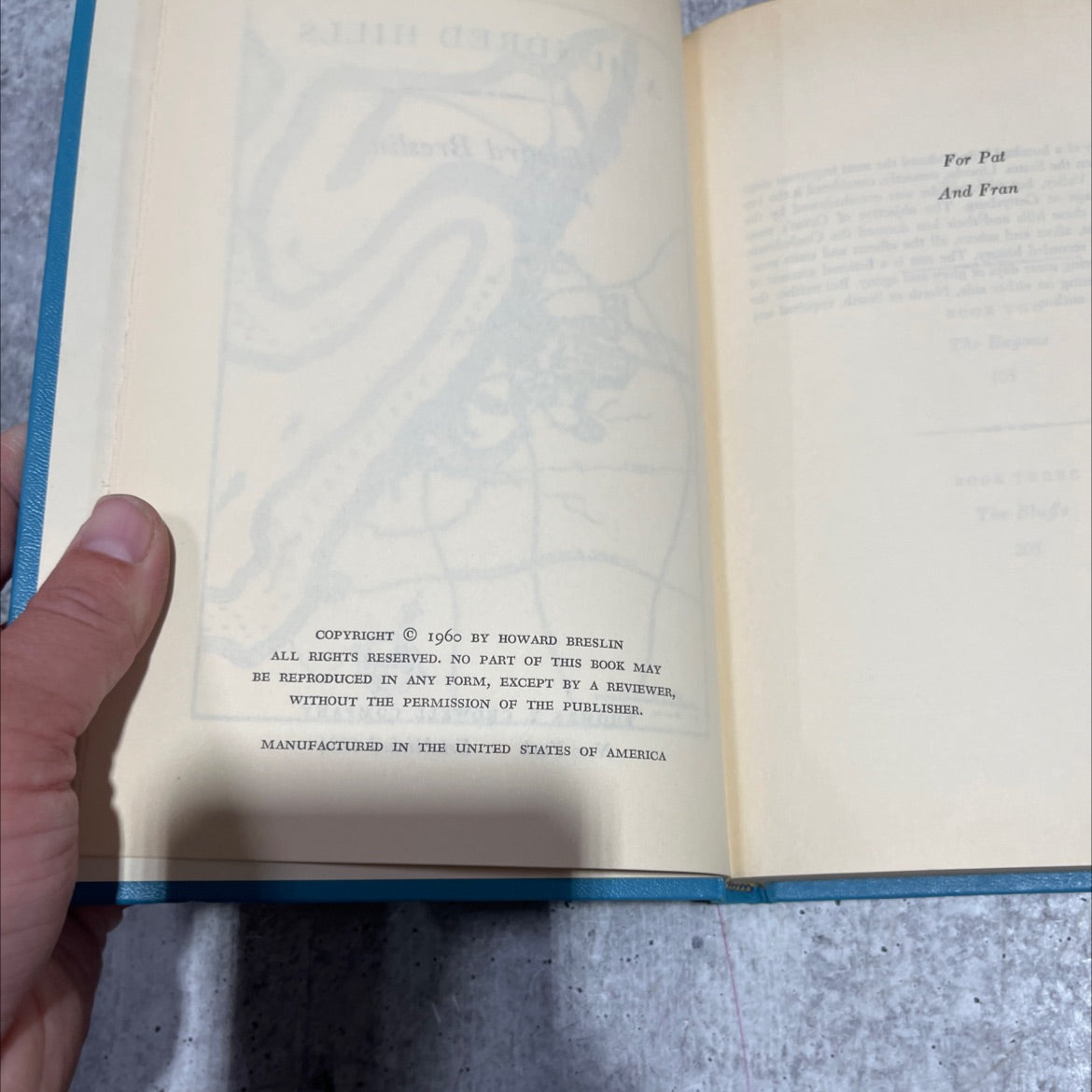 vicksboro json vicksburgy lojackd baldwin tornpike a hundred hills book, by howard breslin, 1960 Hardcover image 3