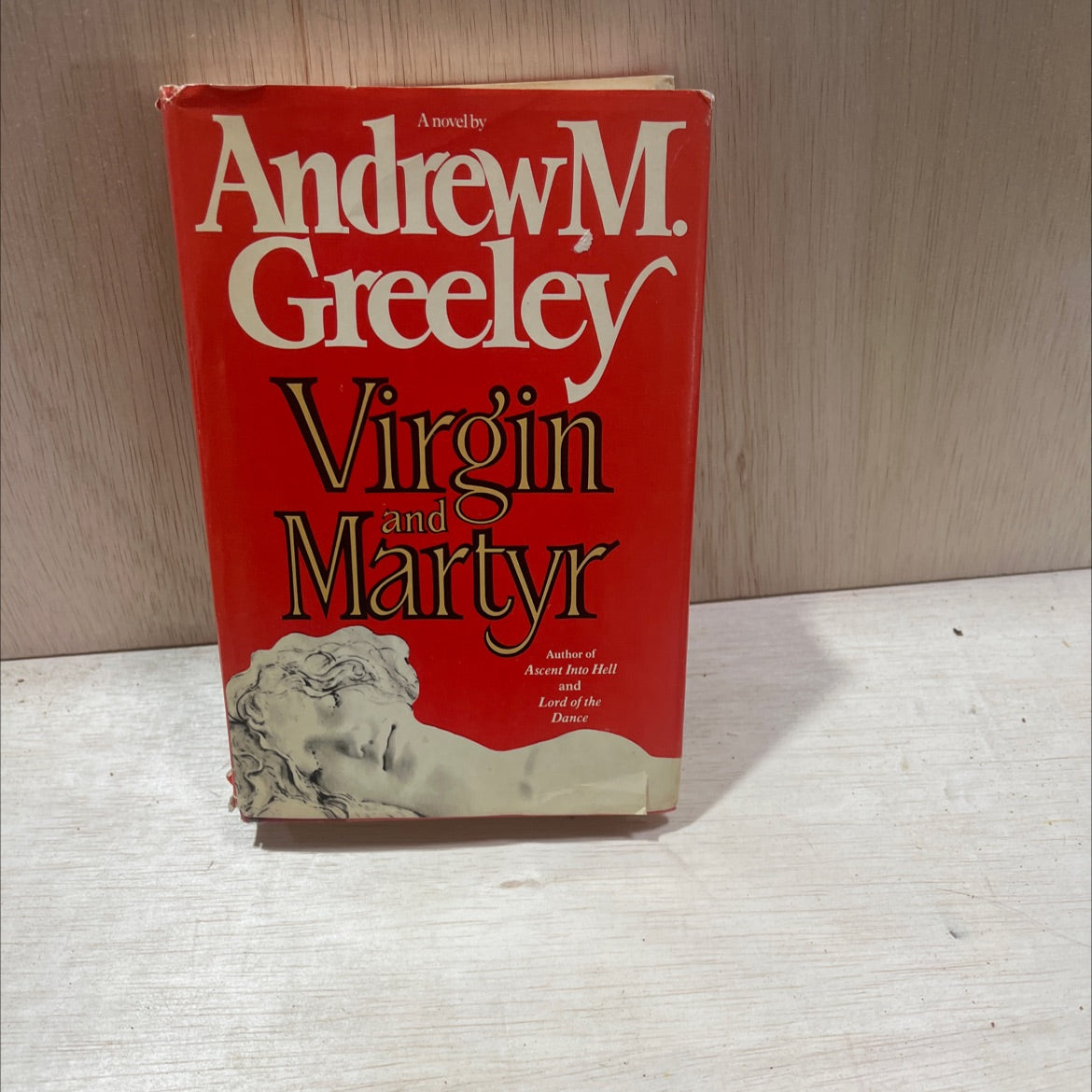 virgin and martyr book, by andrew m. greeley, 1985 Hardcover, Vintage image 1