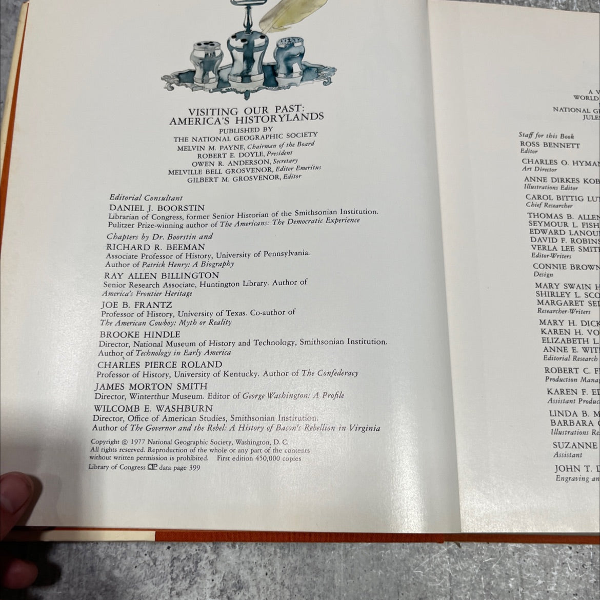 visiting our past: america's historylands book, by melvin m. payne, robert e. doyle, owen r. anderson, daniel j. image 3