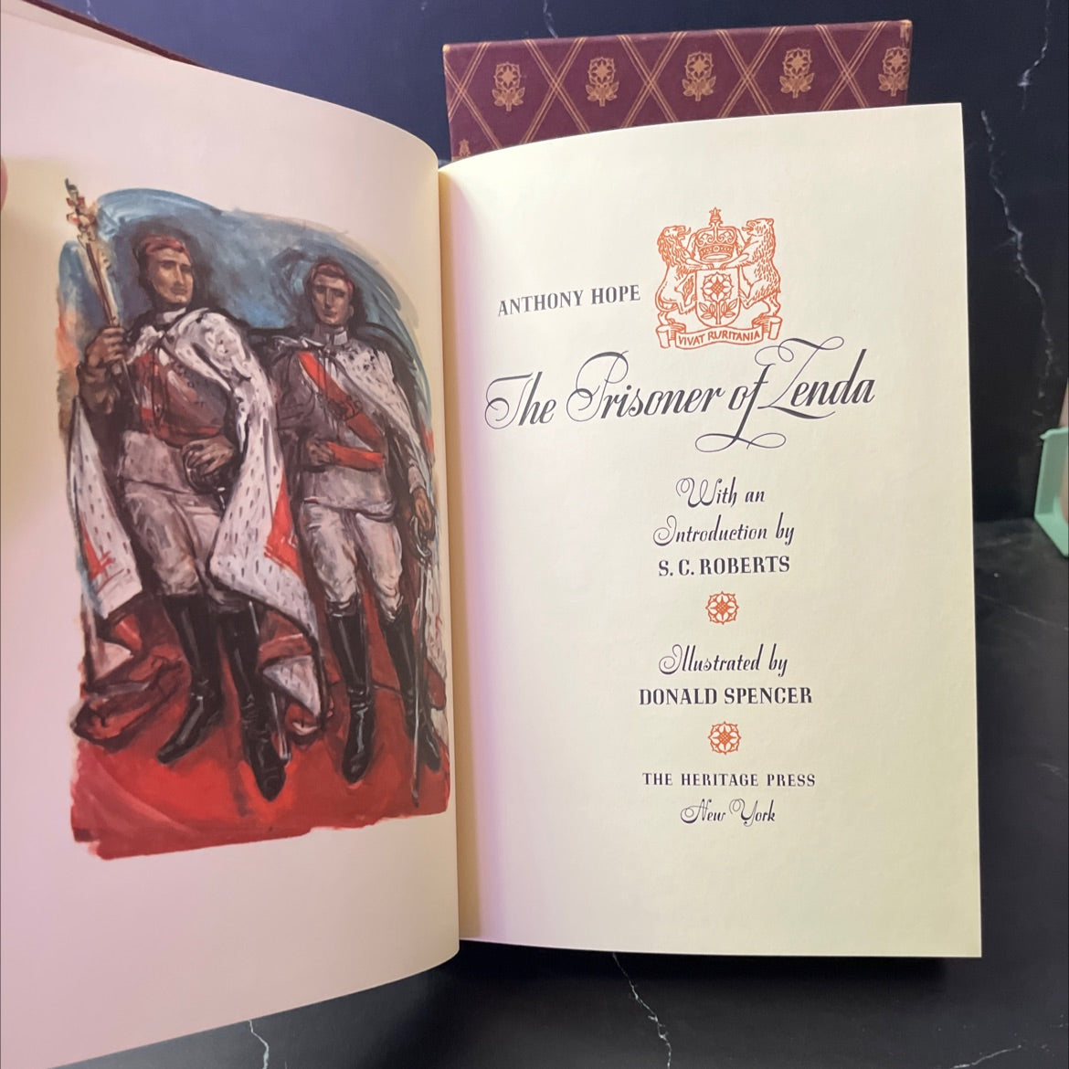 vivat ruritania book, by anthony hope, 1966 Hardcover image 2