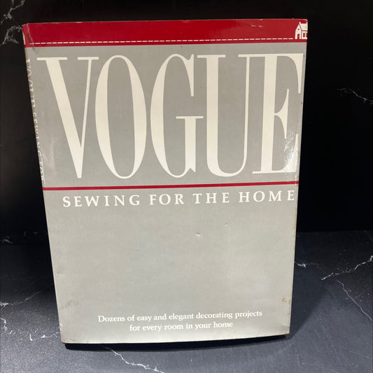 vogue sewing for the home book, by Butterick Company, Inc., 1986 Hardcover image 1