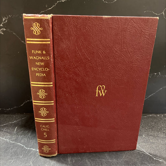 volume aligula to chillon opedia book, by joseph laffan morse, 1973 Leather image 1