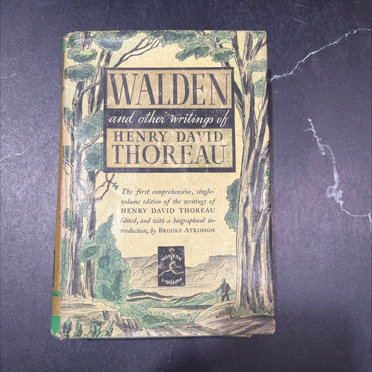 walden and other writings of henry david thoreau book, by henry david thoreau, 1950 Hardcover image 1
