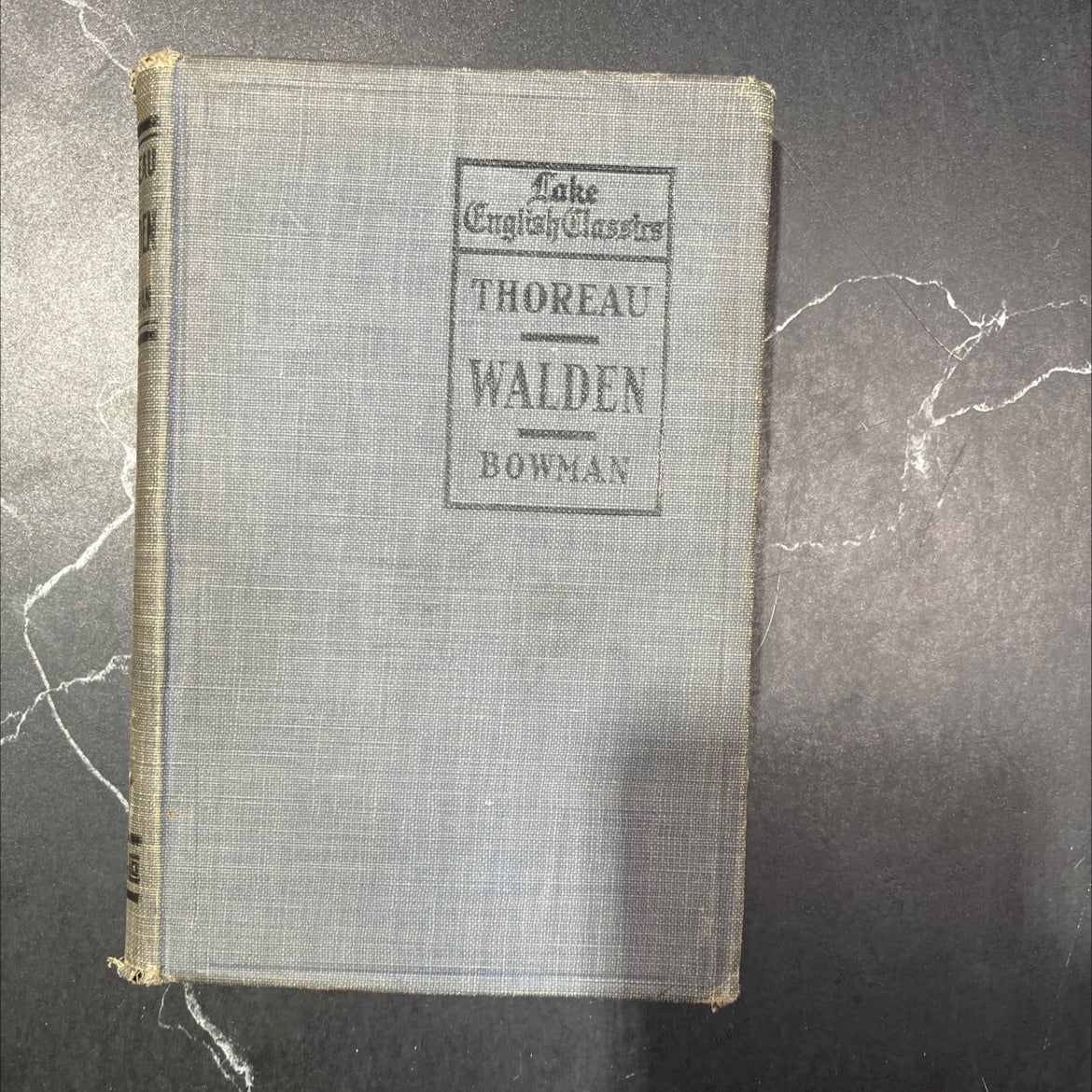 walden or life in the woods book, by henry d. thoreau, 1922 Hardcover image 1