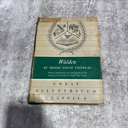 walden or life in the woods book, by henry d. thoreau, 1946 Hardcover image 1