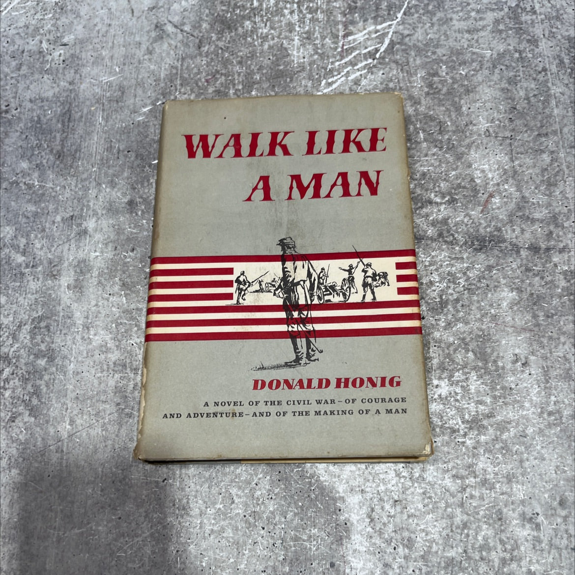 walk like a man book, by Donald Honig, 1961 Hardcover image 1