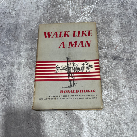 walk like a man book, by Donald Honig, 1961 Hardcover image 1