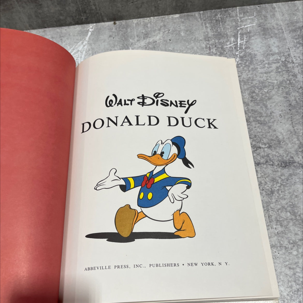 walt disney donald duck book, by walt disney productions, 1978 Hardcover image 2