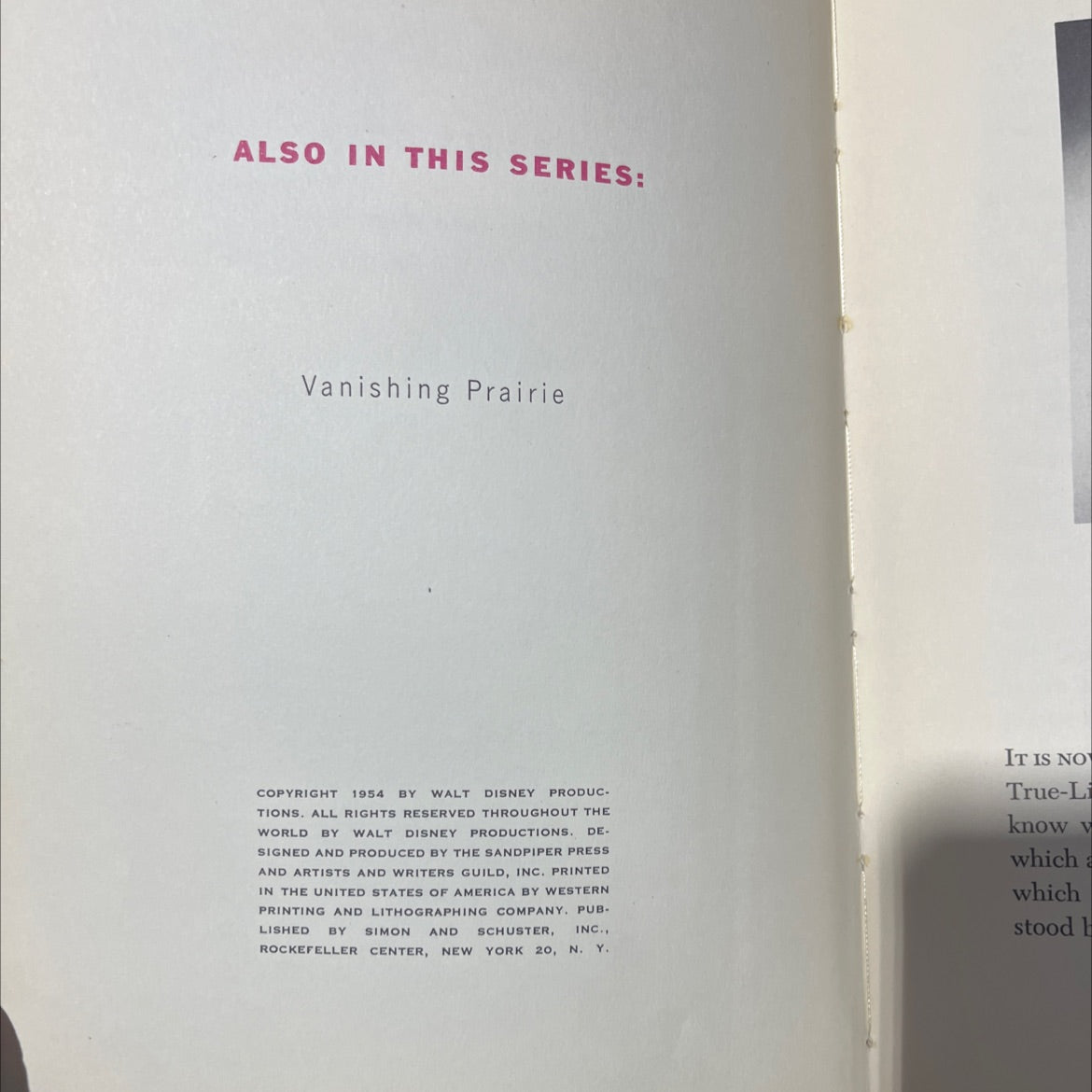 walt disney's living desert a true-life adventure book, by jane werner and the staff of the walt disney studio, 1954 image 3