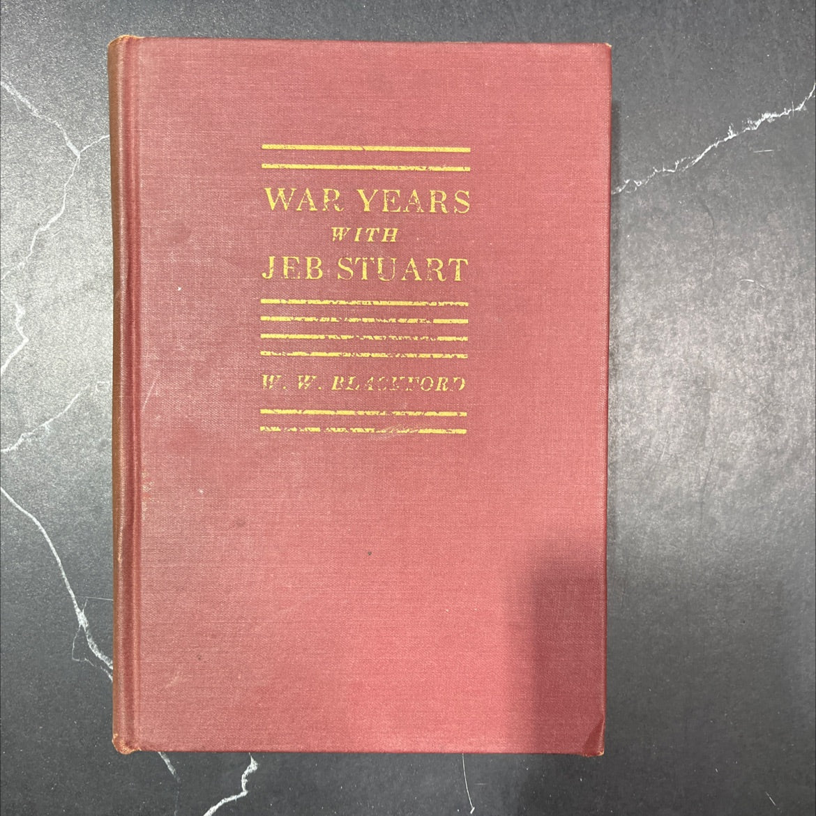 war years with jeb stuart book, by lieut. colonel w. w. blackford c. s. a., 1946 Hardcover image 1