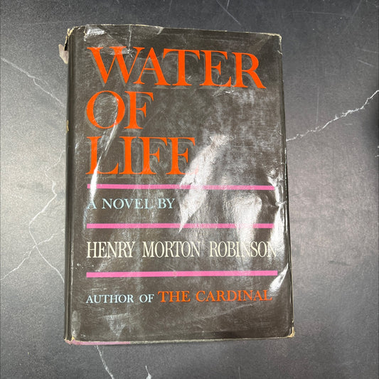 water of life book, by Henry Morton Robinson, 1960 Hardcover, Vintage image 1
