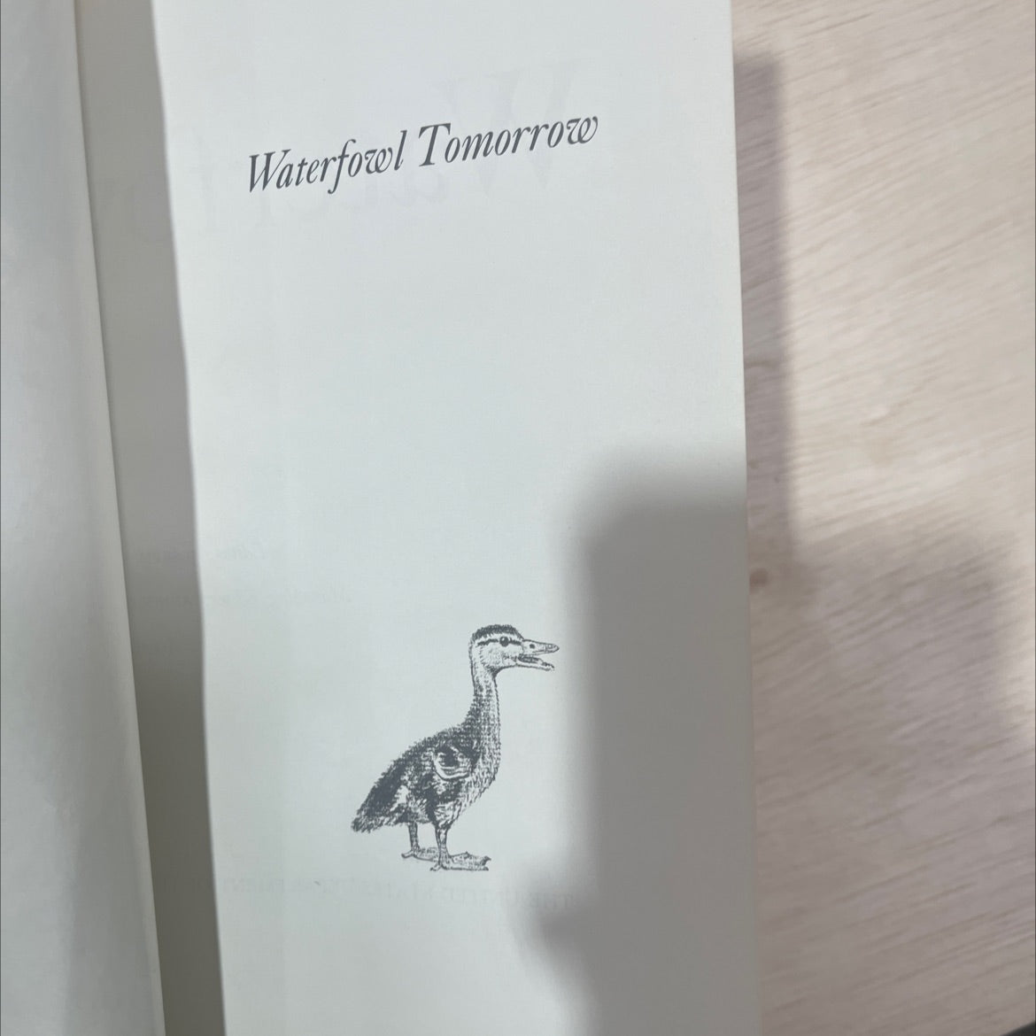 waterfowl tomorrow book, by unknown, 1964 Hardcover, Vintage image 2