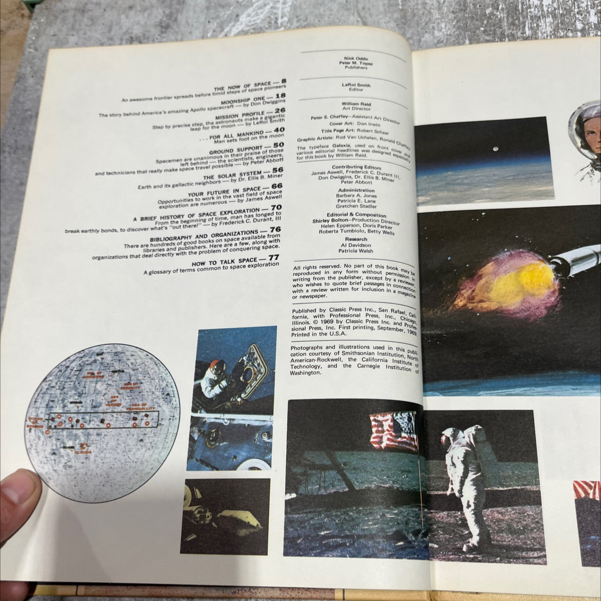 we came in peace united states usa book, by Nick Oddo, Peter M. Topaz, 1969 Hardcover image 3
