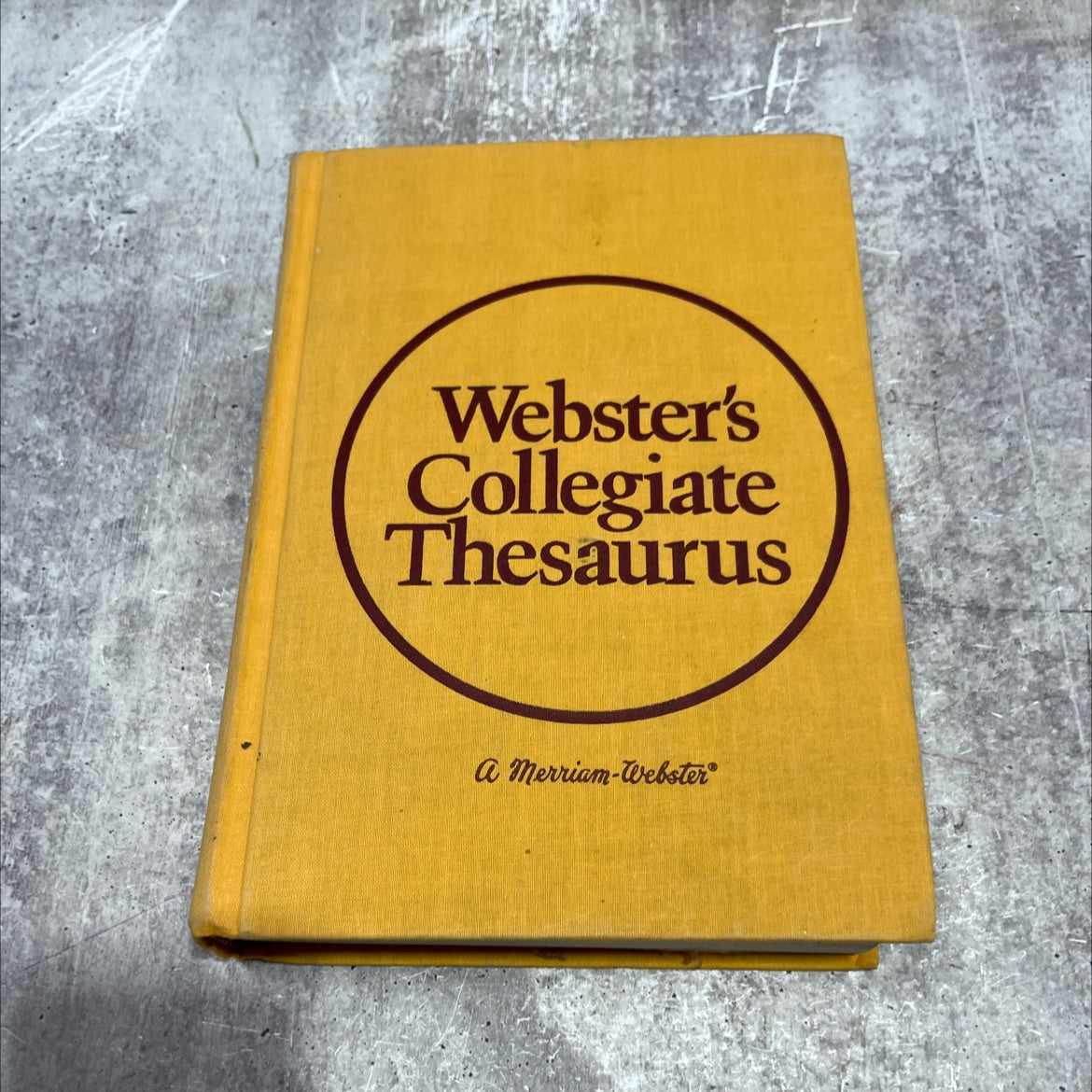 webster's collegiate thesaurus book, by g. & c. merriam company, 1976 Hardcover image 1