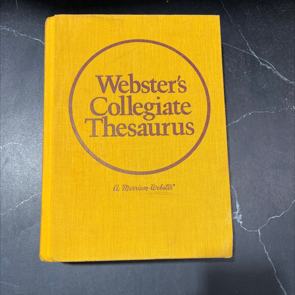 webster's collegiate thesaurus book, by merriam-webster inc., 1988 Hardcover image 1