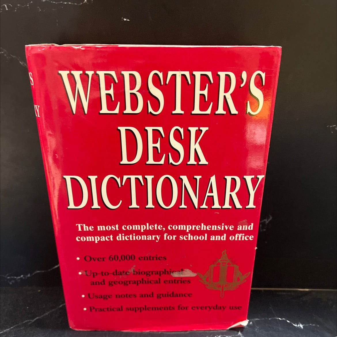 webster's desk dictionary book, by sol steinmetz, 1996 Hardcover image 1