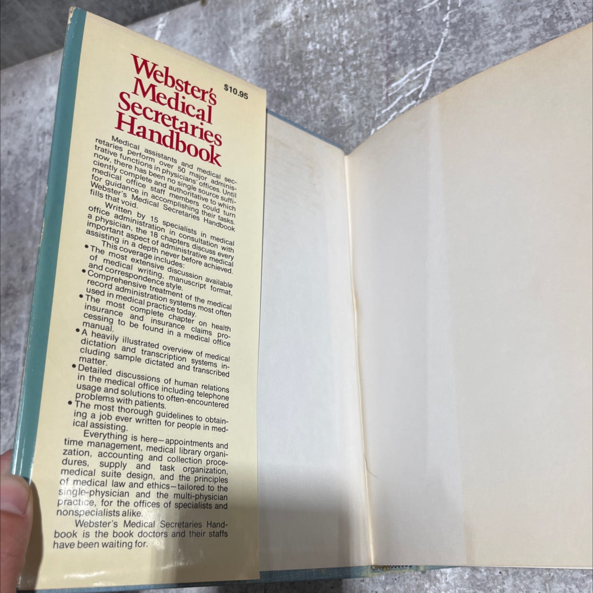 webster's medical secretaries handbook book, by john rhodes haverty, md, 1979 Hardcover image 4