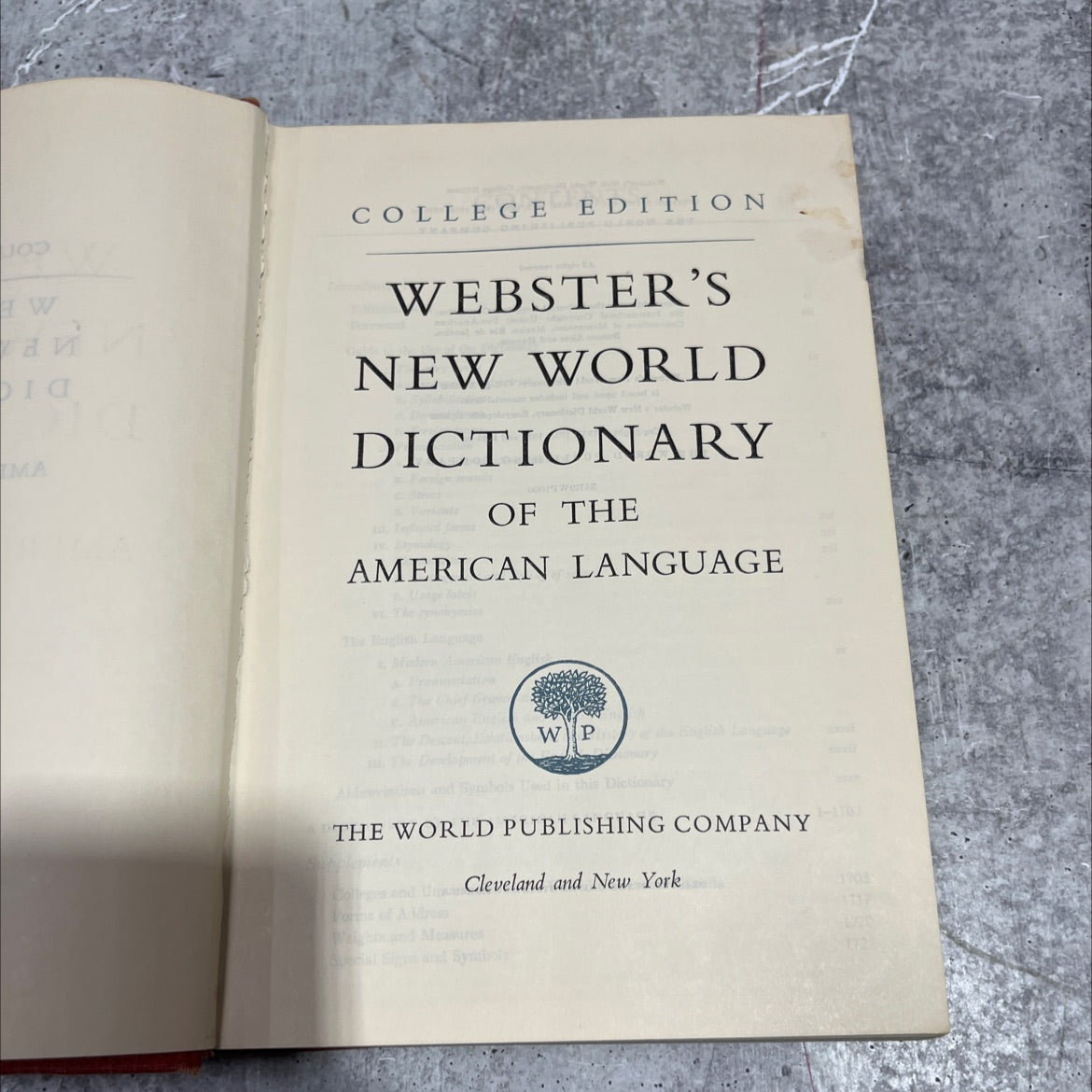 1921年発行Webster's Collegiate Dictionary 1921年発行Webster's Collegiate Dictionary Webster's