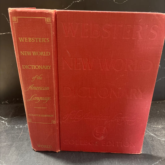 webster's new world dictionary, college edition book, by unknown, 1966 Hardcover image 1