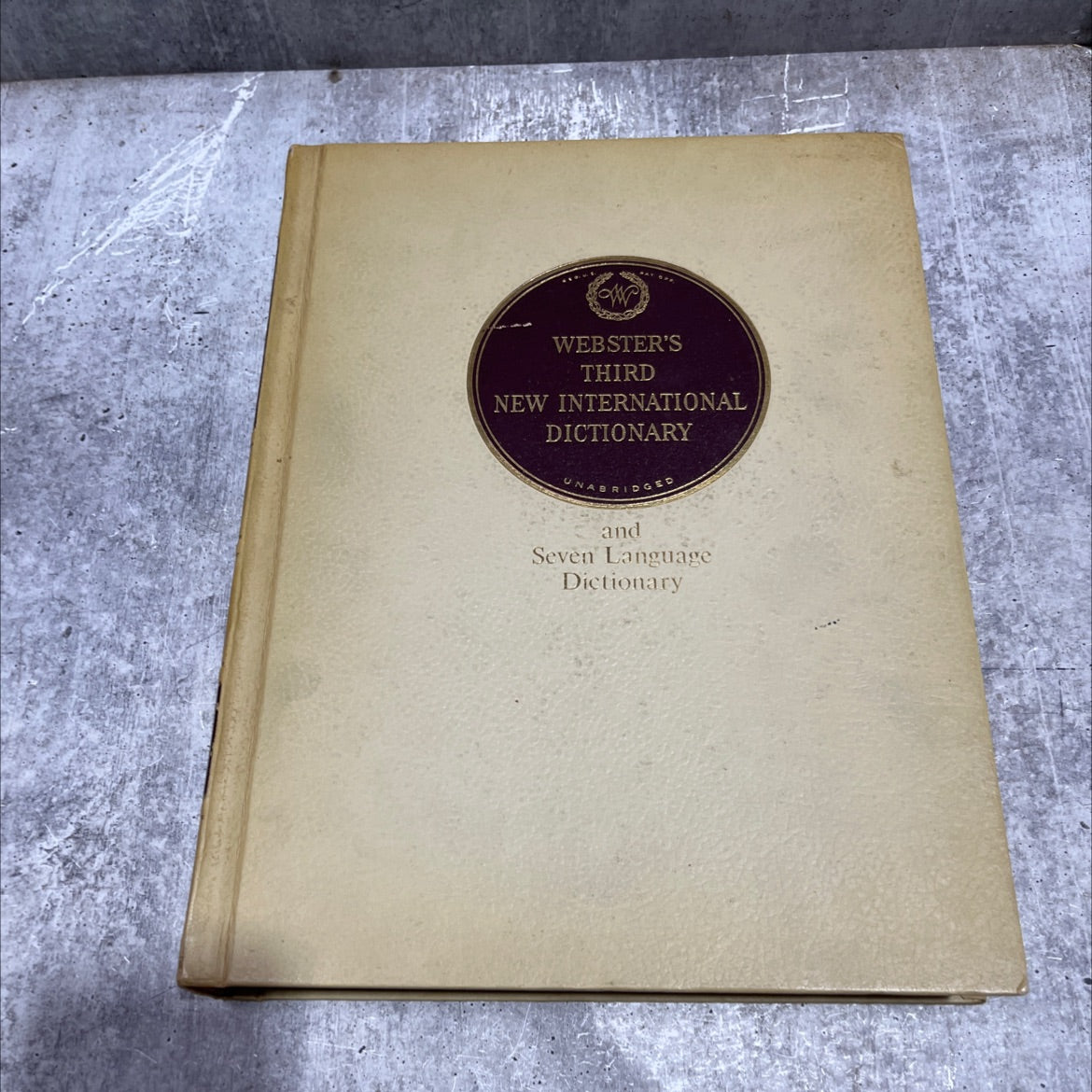 webster's third new international dictionary book, by g. & c. merriam co., 1966 Hardcover image 1