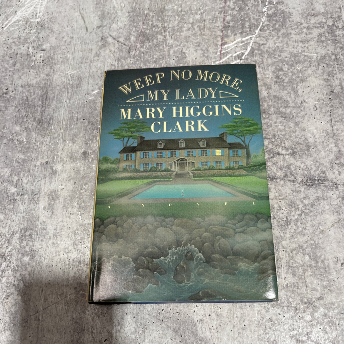weep no more book, by mary higgins clark, 1987 Hardcover image 1
