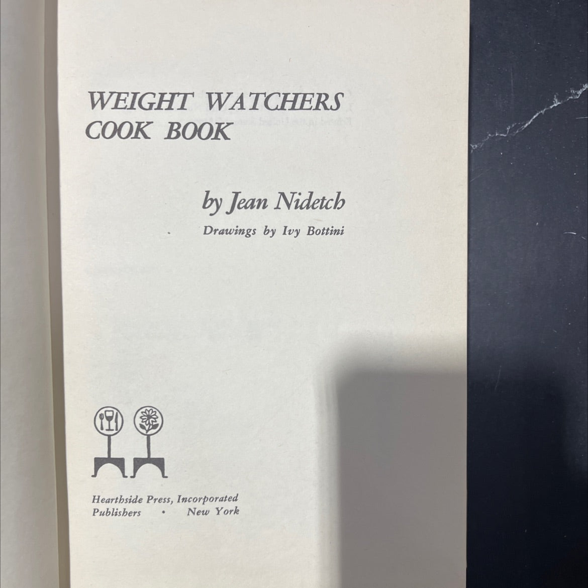 weight watchers cook book book, by Jean Nidetch, 1966 Hardcover image 2