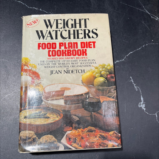 weight watchers food plan diet cookbook book, by jean nidetch, 1982 Hardcover image 1