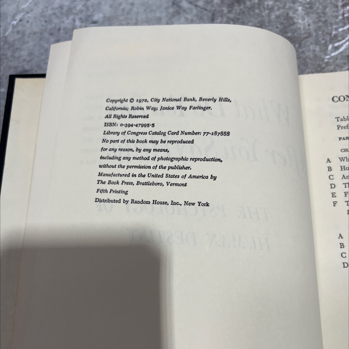 what do you say after you say hello? book, by Eric Berne, M.D., 1972 Hardcover image 3