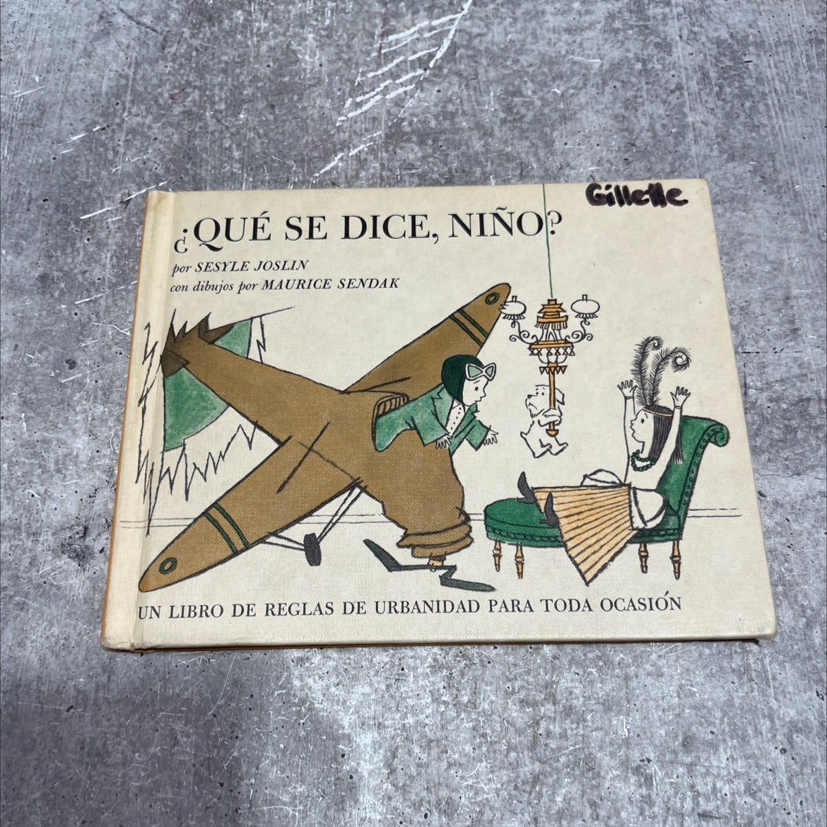 what is said, child? book, by sesyle joslin, 1966 Hardcover image 1