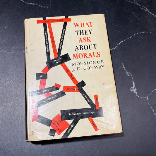 what they ask about morals book, by monsignor j. d. conway, 1960 Hardcover image 1