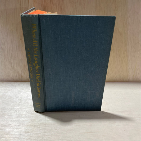 when all the laughter died in sorrow book, by lance rentzel, 1972 Hardcover, Vintage image 1