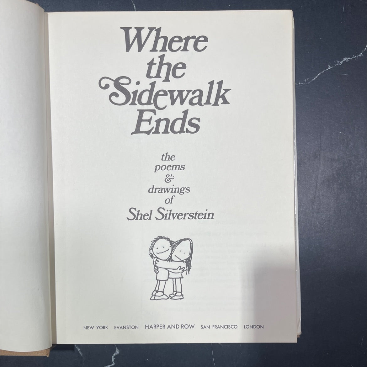 where the sidewalk ends book, by Shel Silverstein, 1974 Hardcover image 2