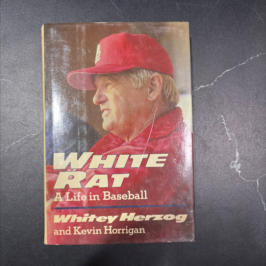 white rat a life in baseball book, by whitey herzog and kevin horrigan, 1987 Hardcover image 1