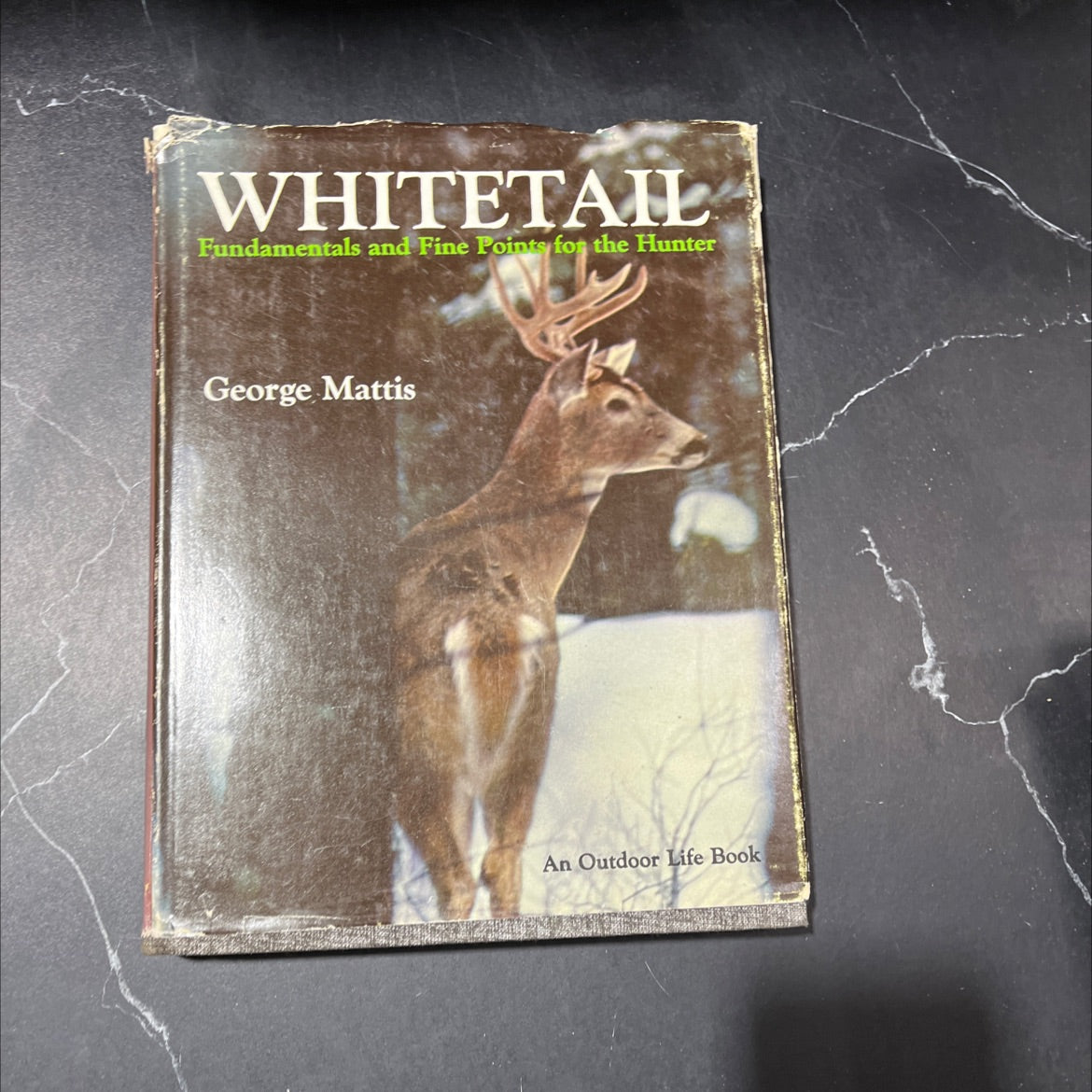 whitetail fundamentals and fine points for the hunter book, by george mattis, 1969 Hardcover image 1