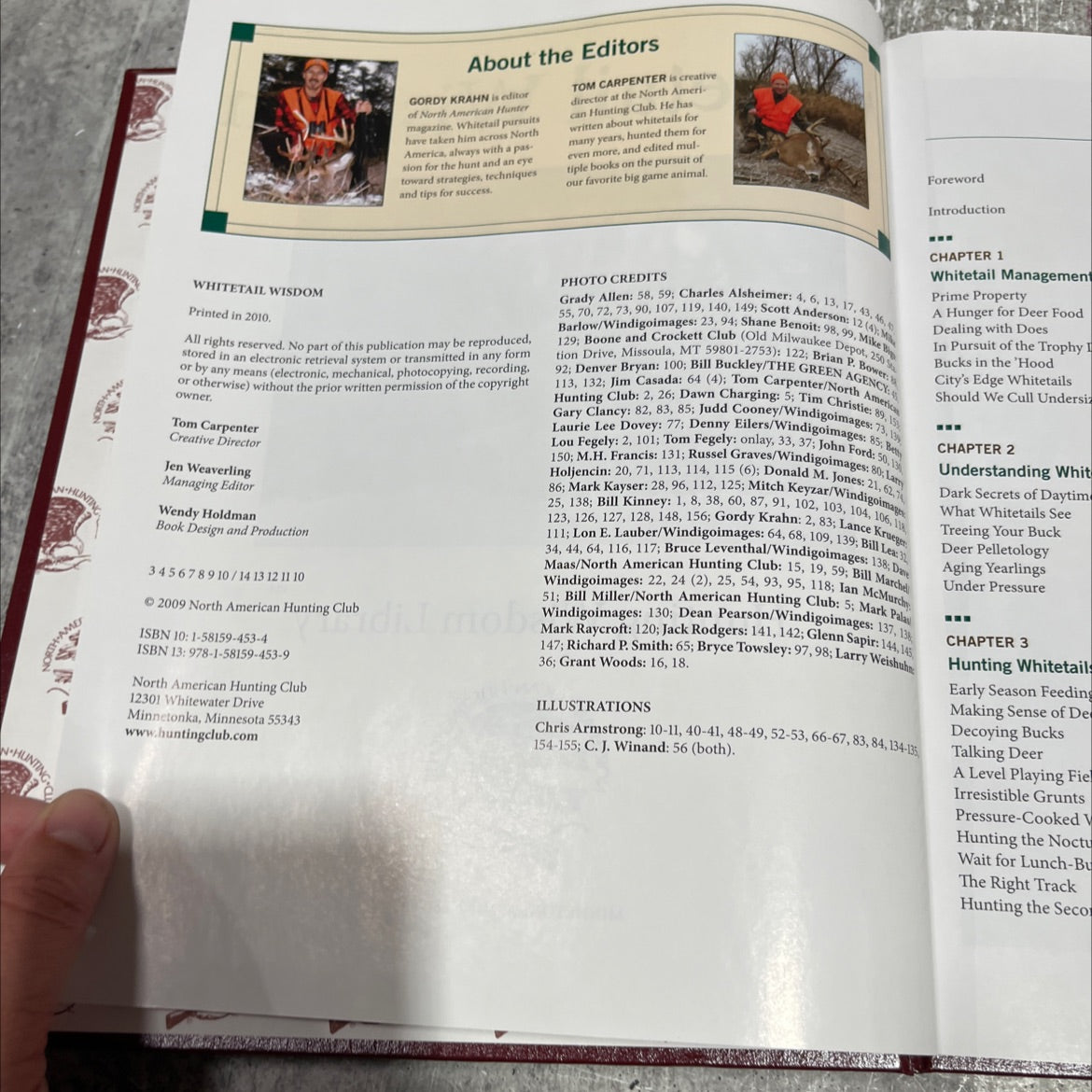 whitetail wisdom book, by gordy krahn, tom carpenter, 2010 Hardcover image 3