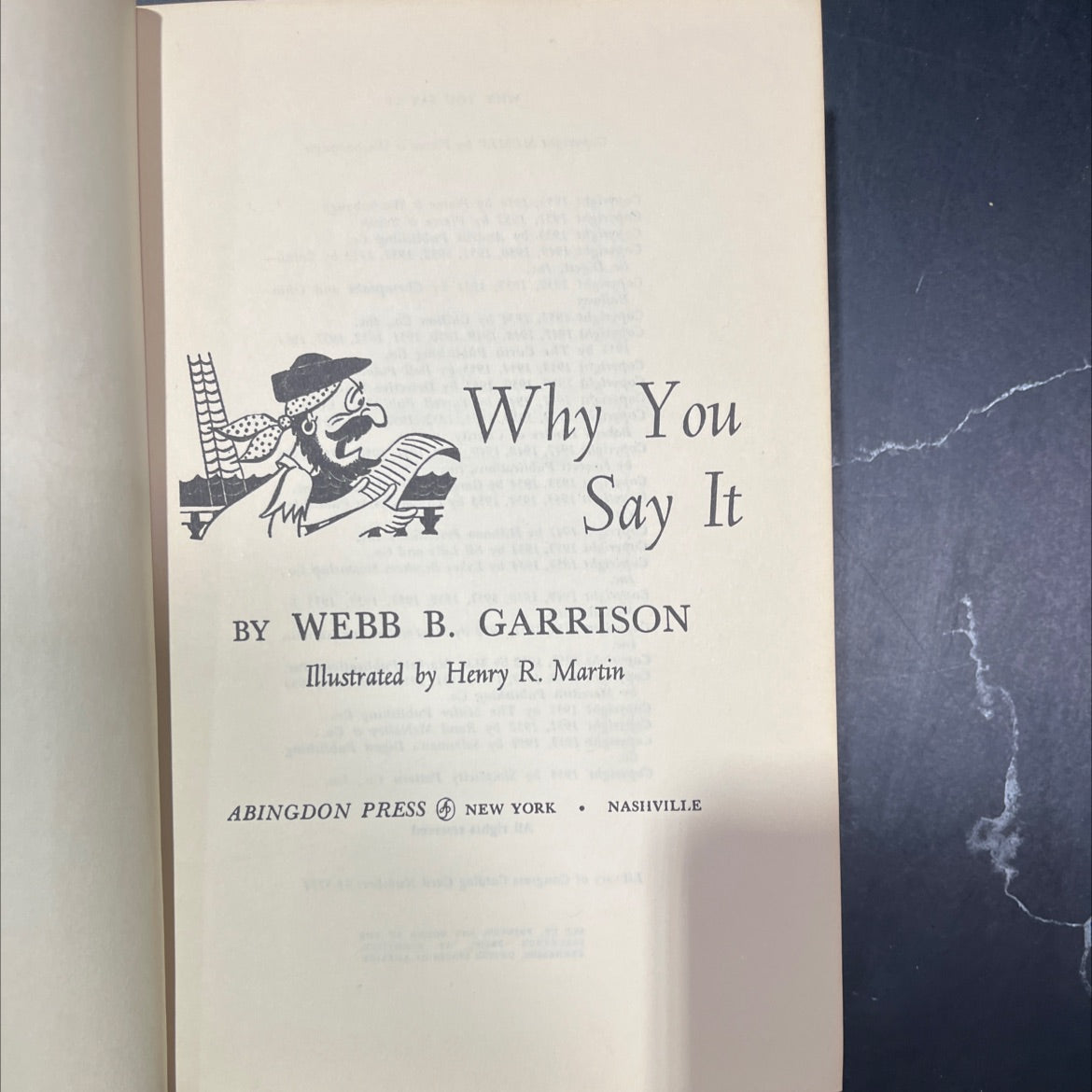 why you say it book, by webb b. garrison, 1955 Hardcover image 2