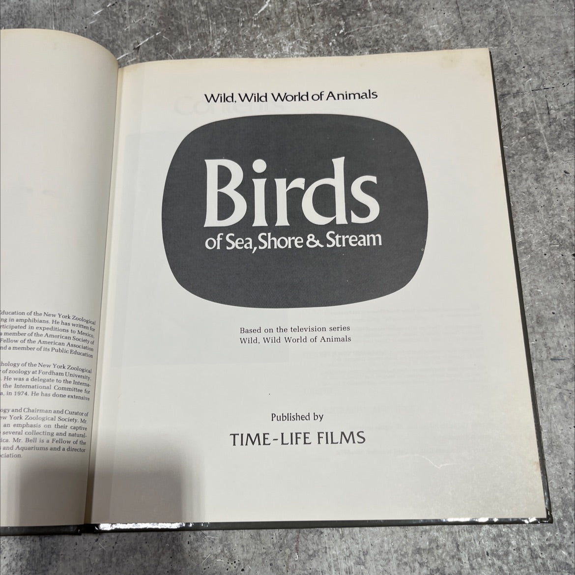 wild, wild world of animals birds of sea, shore & stream book, by unknown, 1976 Hardcover image 2