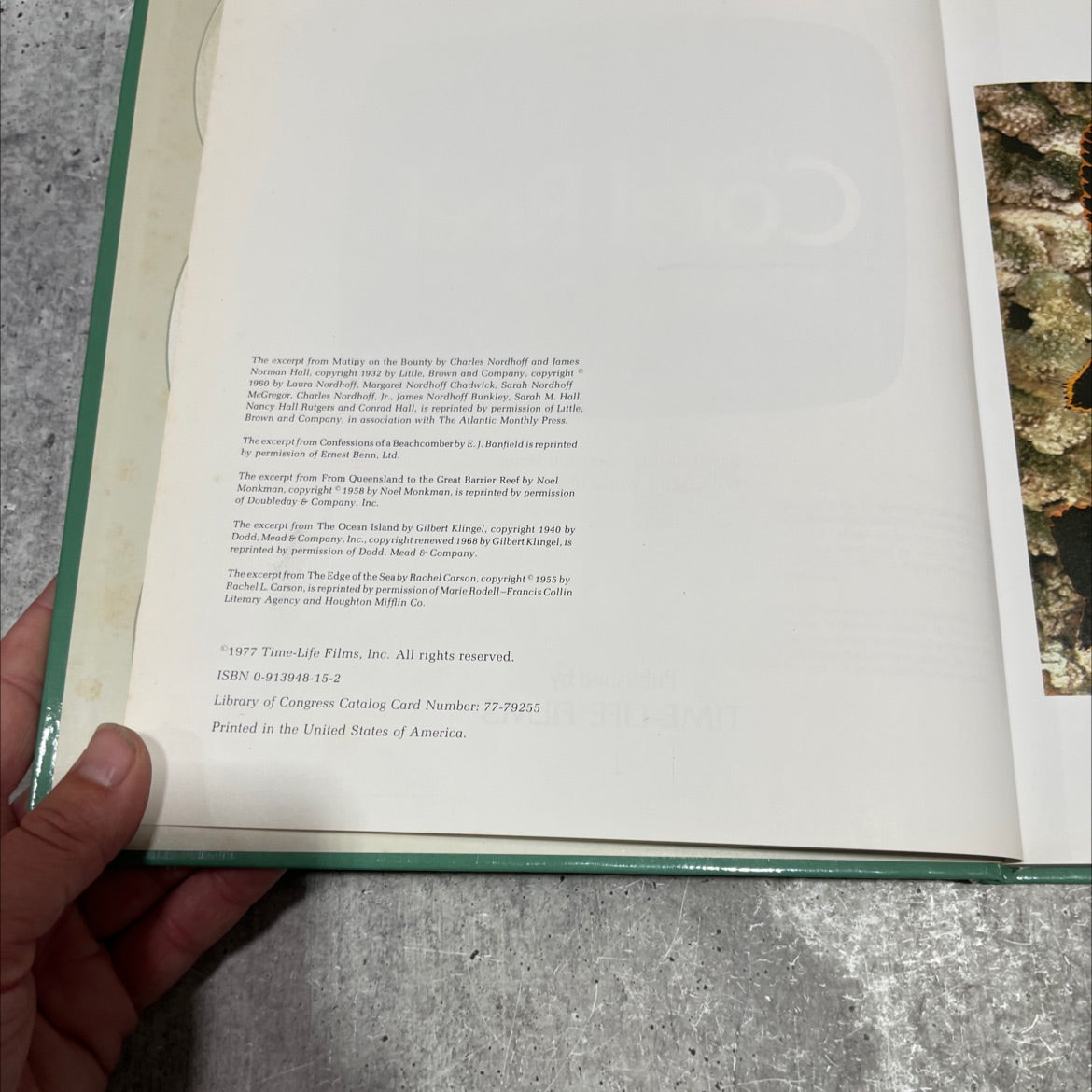 wild, wild world of animals life in the coral reef book, by unknown, 1970 Hardcover image 3