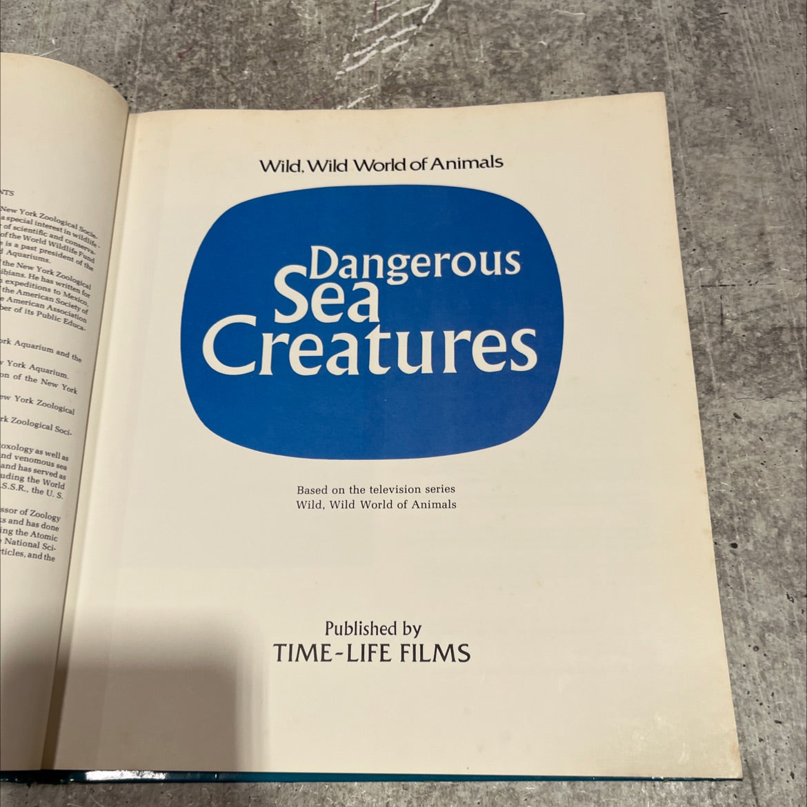 wild, wild world of animals book, by ts new york zoological society, 1977 Hardcover image 2