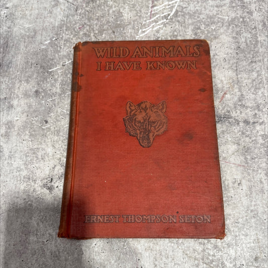 wild animals have known and-200-drawings book, by ernest thompson seton, 1912 Hardcover image 1