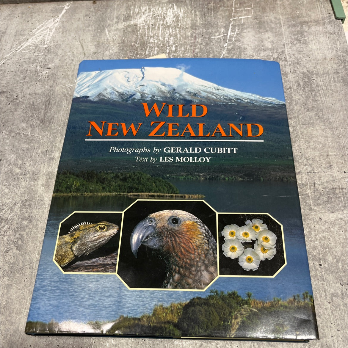 wild new zealand book, by les molloy, 1994 Hardcover image 1