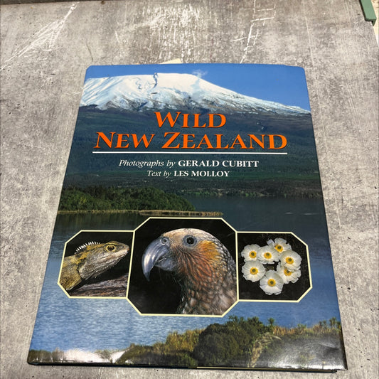 wild new zealand book, by les molloy, 1994 Hardcover image 1