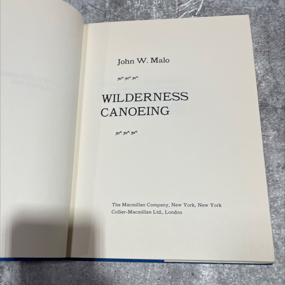 wilderness canoeing book, by John W. Malo, 1971 Hardcover image 2