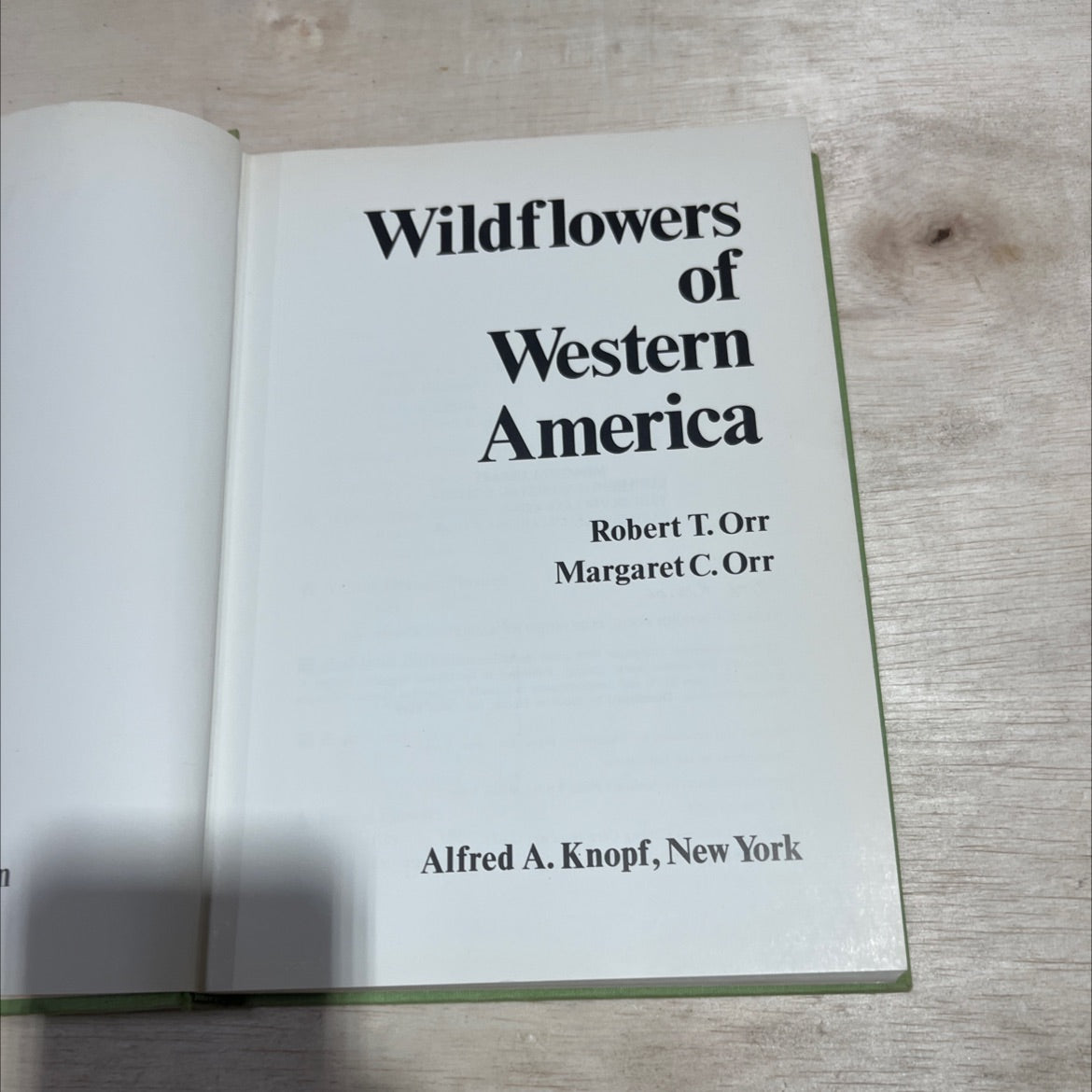 wildflowers of western america book, by robert t. orr, margaret c. orr, 1974 Hardcover image 2