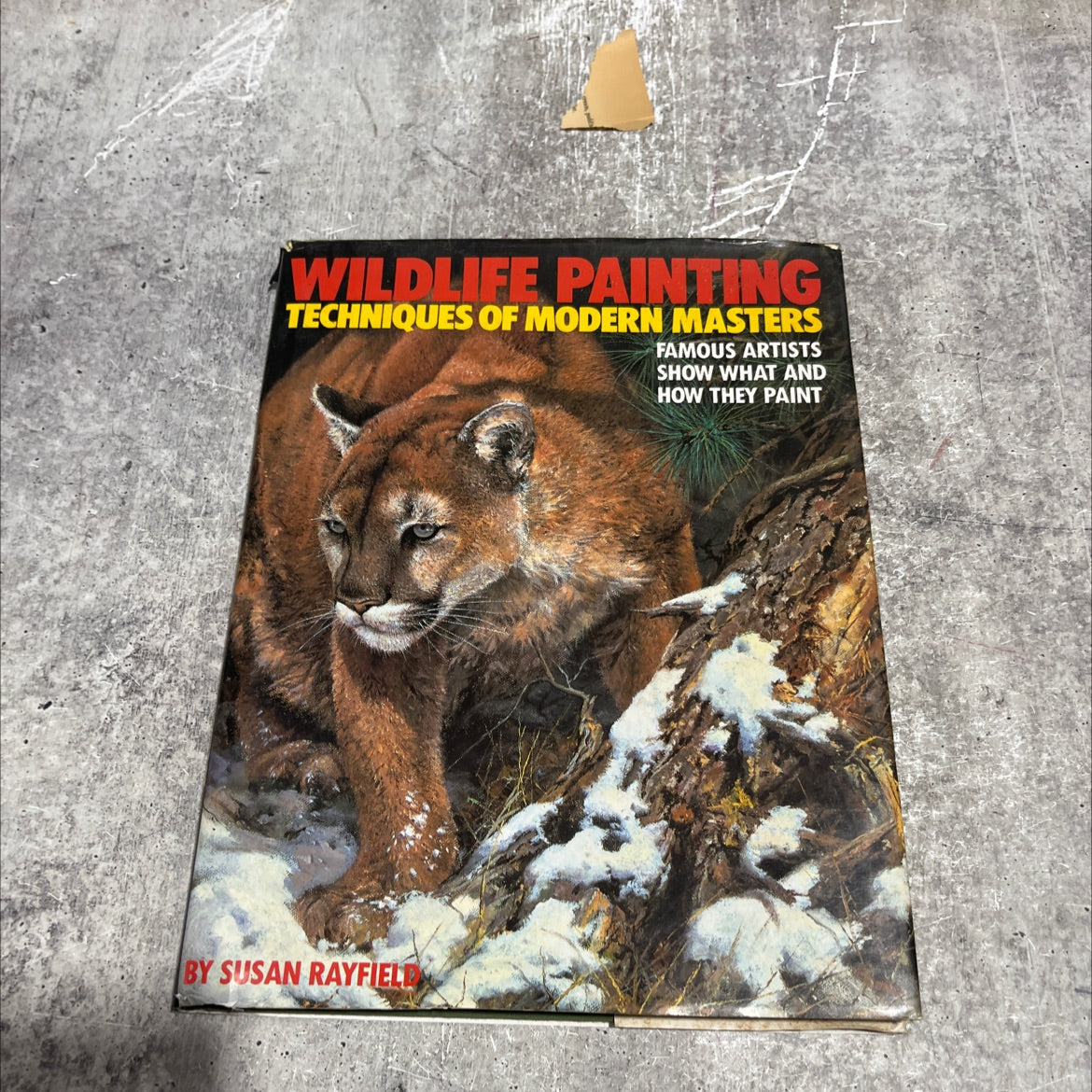 wildlife painting techniques of modern masters book, by susan rayfield, 1985 Hardcover image 1
