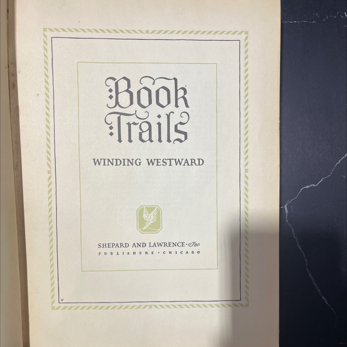 winding westward book, by shepard and lawrence, 1928 Hardcover image 2