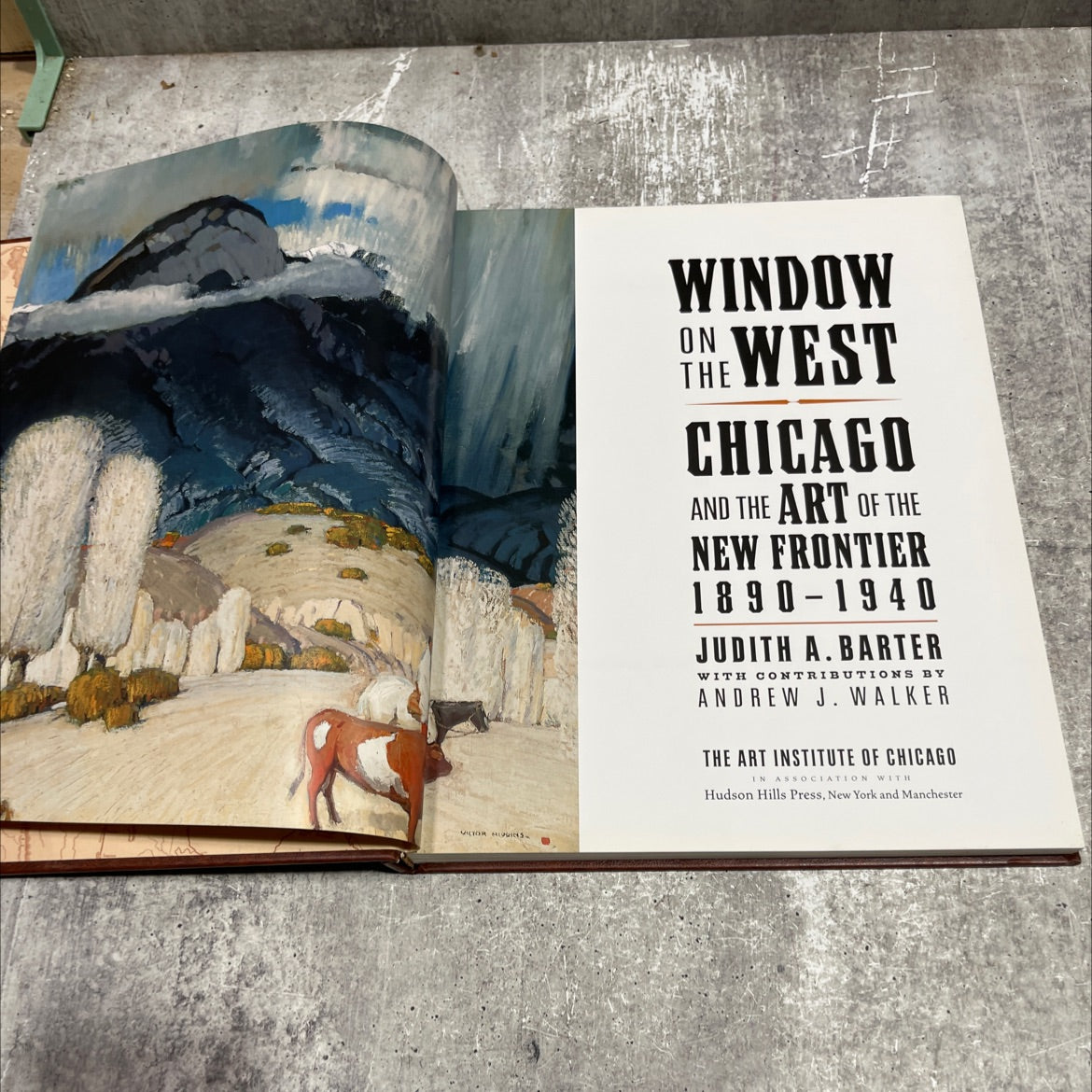 window on the west: chicago and the art of the new frontier, 1890-1940 book, by judith a. barter, 2003 Hardcover image 2