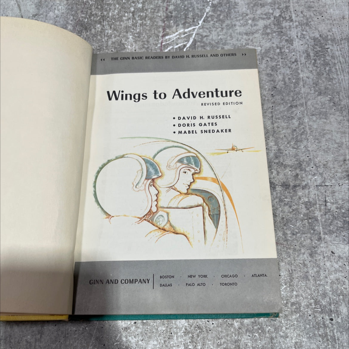 wings to adventure book, by david h. russell, doris gates, mabel snedaker, 1964 Hardcover image 2