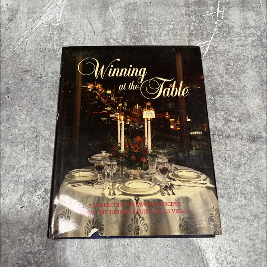 winning at the table book, by junior league of las vegas, 1987 Hardcover image 1